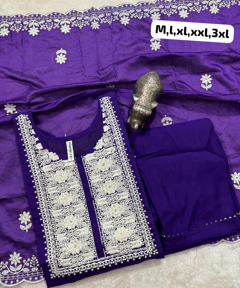 Virat Heavy Work Non Catalog Kurti With Bottom Dupatta Catalog