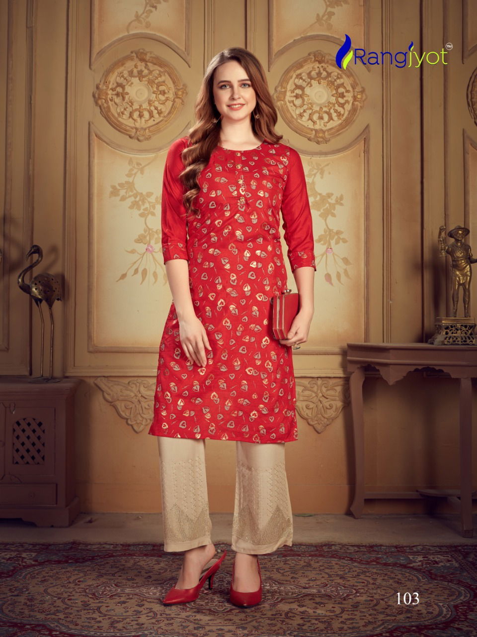 RANGJYOT NARGIS VOL-1 Latest fancy Heavy Designer Festive Wear Dolla silk top With Sequence Work pant Kurtis Collection 