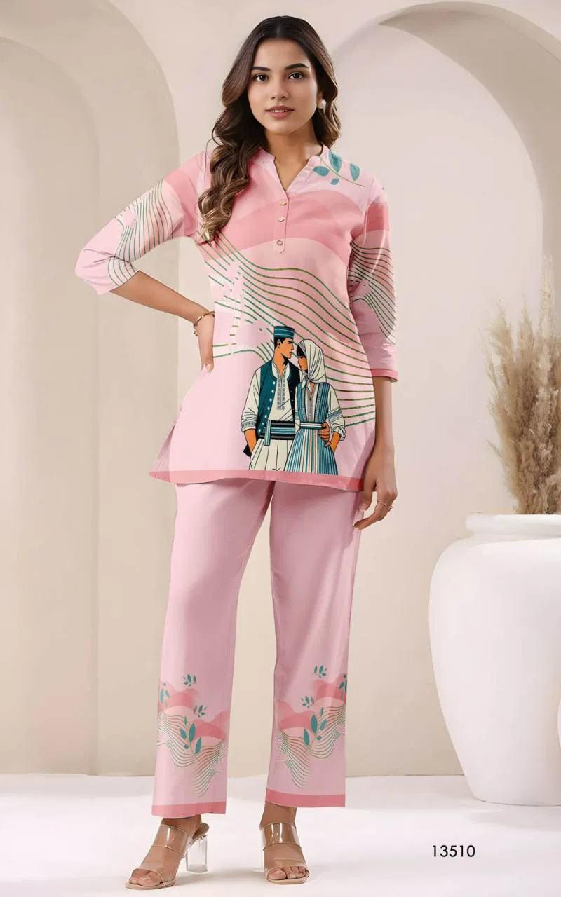 Tanyaa P 261 Cotton Western Co Ord Set Wholesale Market In Surat