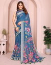 Vc Krishi B Linen Cotton Crafted With All Over Batik Printed Wholesale Saree In India
