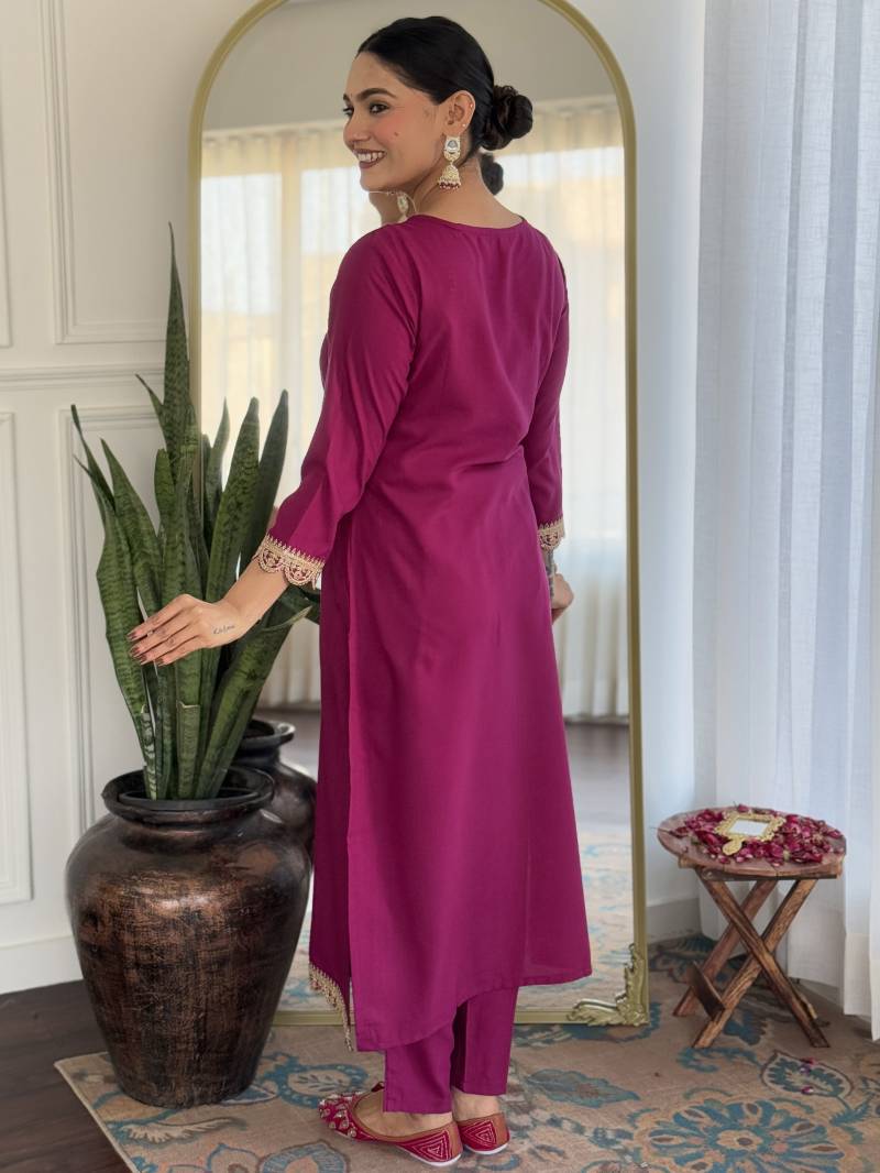 Vx 121 Viscose Rayon Kurti Bottom With Dupatta Online Wholesale
