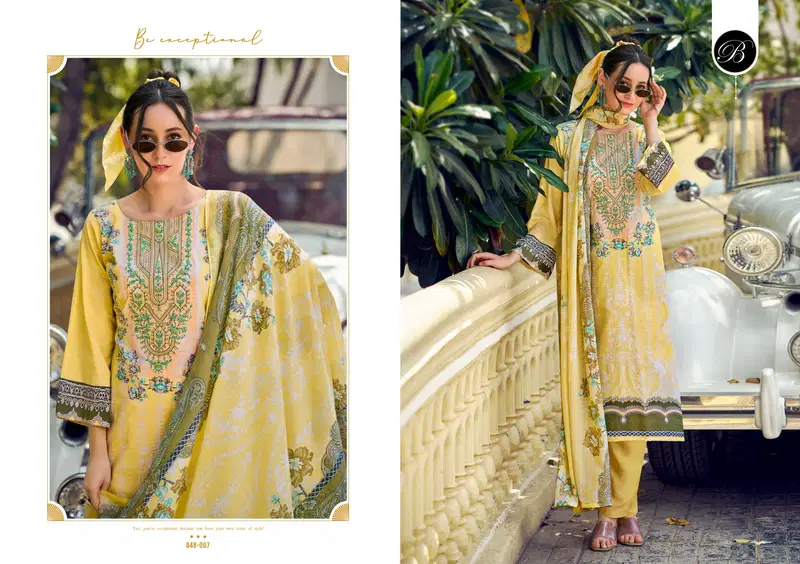 Naira Vol 106 By Belliza Cotton Printed Dress Material Orders In India