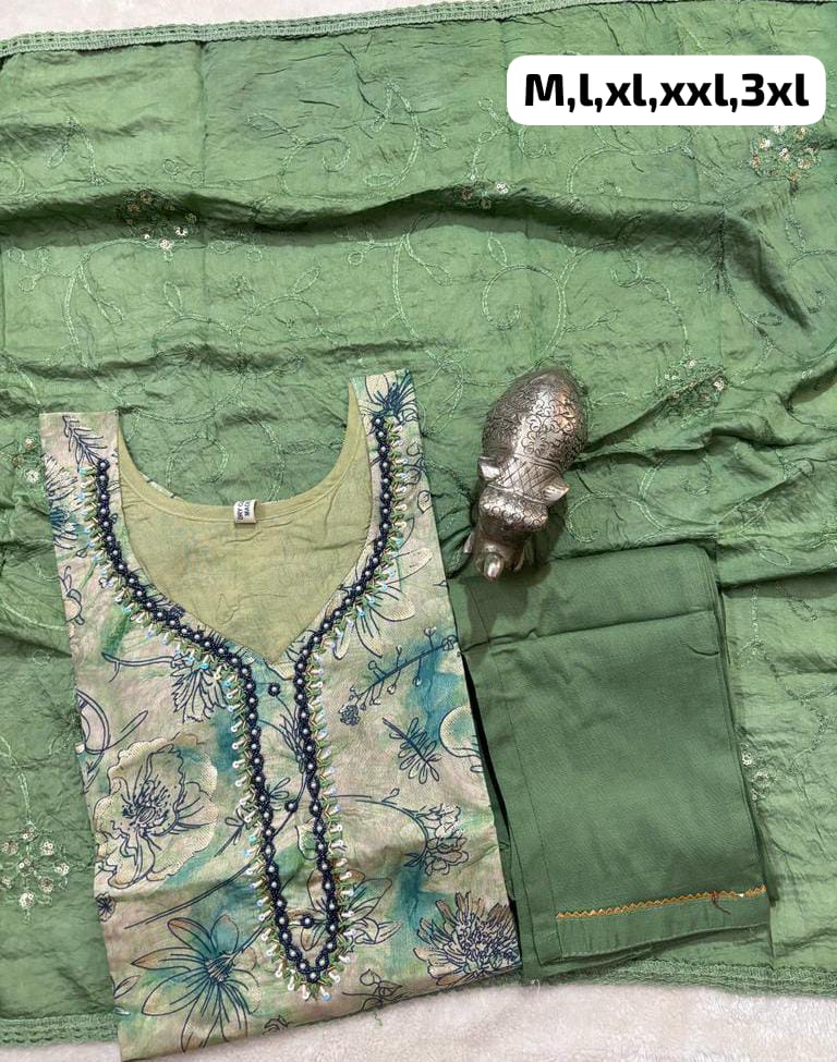 Virat Hand Work Kurti With Bottom Dupatta Catalog