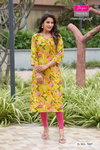 Gardencity Vol 7 By Diya Trends Rayon Foil Printed Wholesale Kurtis In India
