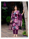 Romaniya Vol 1 By Kajal Style Vertican Kurti With Bottom Dupatta Orders In India