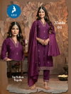 Nishita By Kaya Vertican Kurti With Bottom Dupatta Wholesale Price In Surat