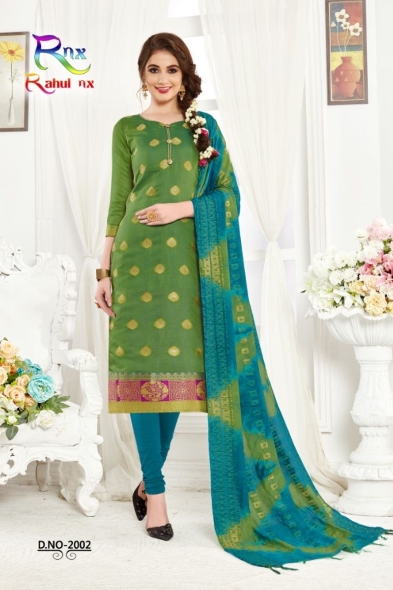 Rahul Nx Kanchipuram Vol 2 Special Banarsi Salwar And Dupatta Chudidar Dress Material 