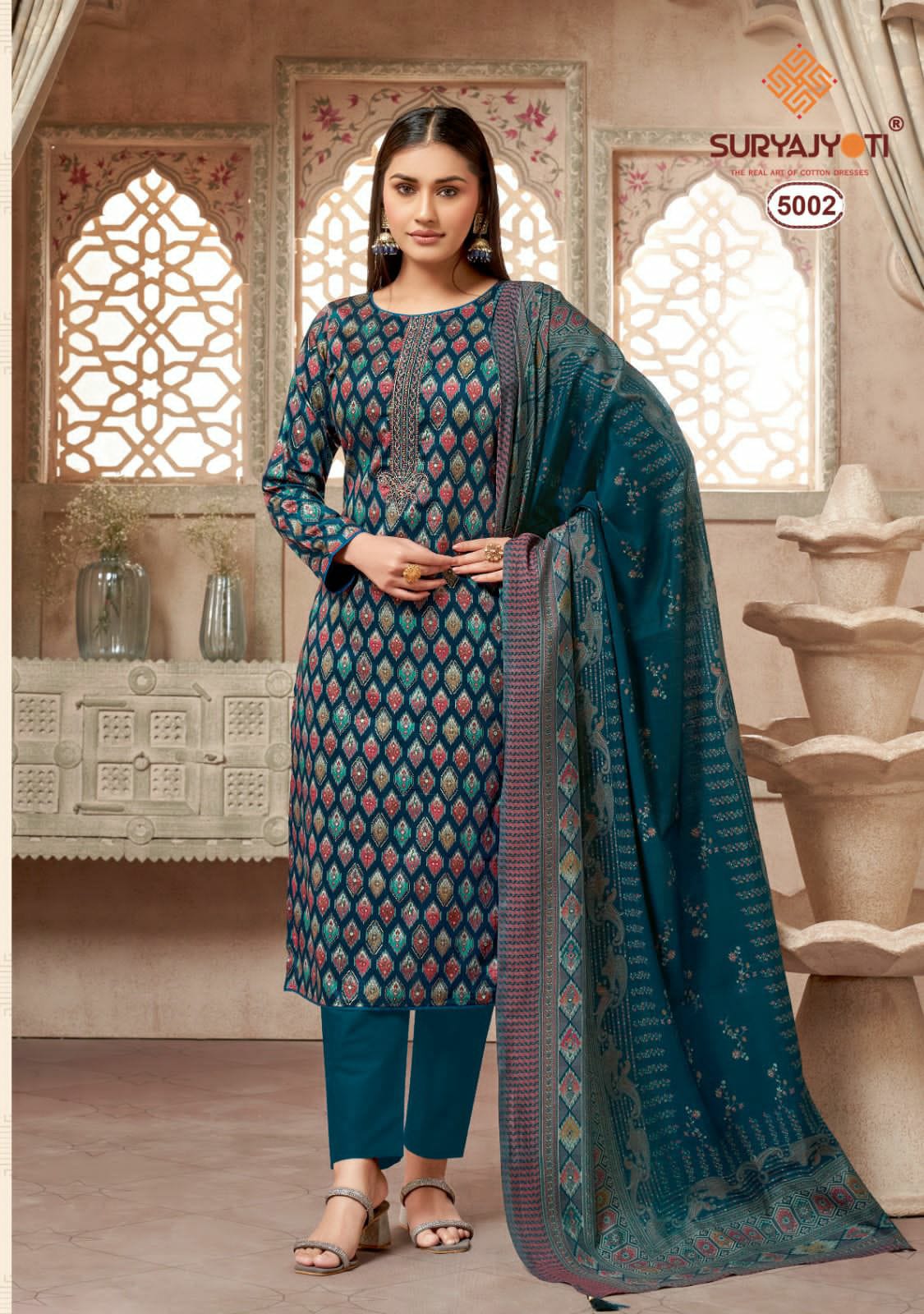 Suryajyoti Kalki Vol 5 Printed Cotton Dress Material Catalog
