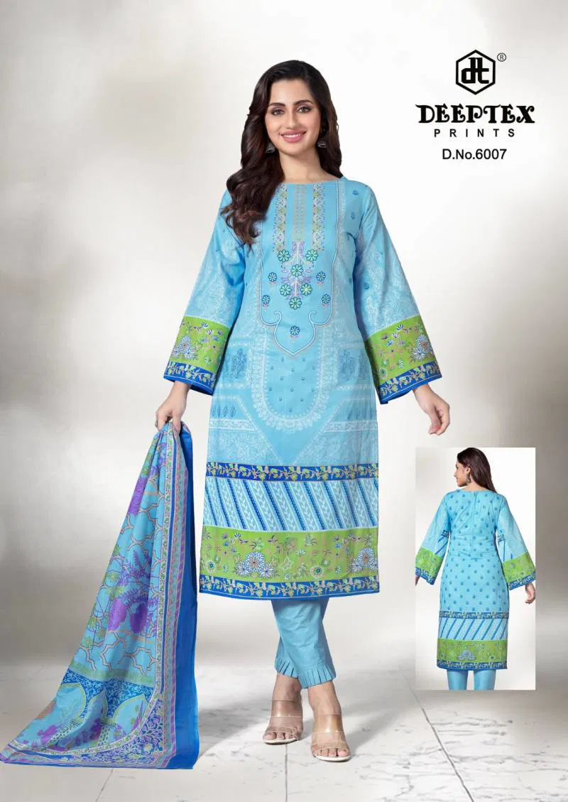 Roohi Zara Vol 6 By Deeptex Cotton Dress Material Wholesale Price In Surat