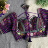 Fab Rangili Navratri Italian Silk Gamthi Embroidered Blouse Bulk Orders In India