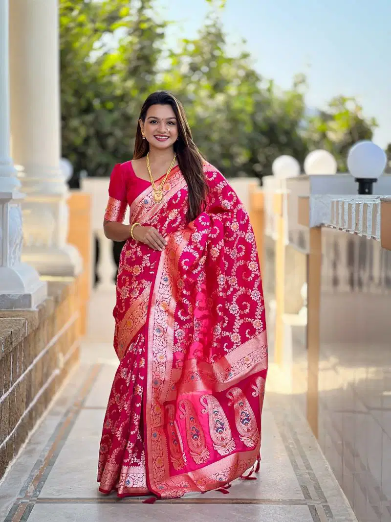 Nx Banarasi 6 Festive Wear Banarasi Silk Saree Wholesalers In Delhi