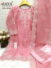 R 018 By Saya Pakistani Readymade Suits Exporters In India