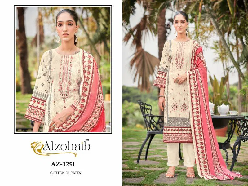 Saira Vol 1 by Alzohaib Chiffon Dupatta Pakistani Salwar Suits bulk orders in india
