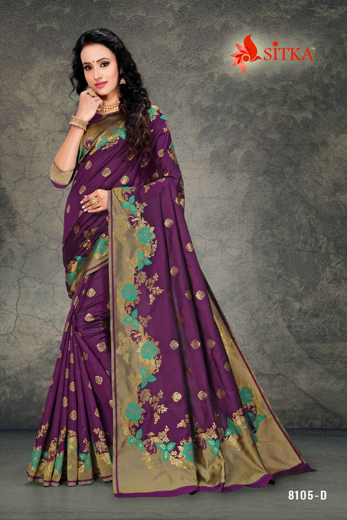 Deivamangal 8105 Latest Designer Party Wear Saree Collection Having Beautiful Designer Print 