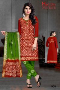 Hariom Wax Batik Casual Wear Designer Printed Cotton Dress Material Collection