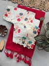 Sccf Ready H Khadi Cotton Embroidered Fancy Saree Exporters In India