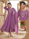 Senorita Vol 25 By Blue Hills Rayon Printed Anarkali Kurti With Dupatta Wholesale Online