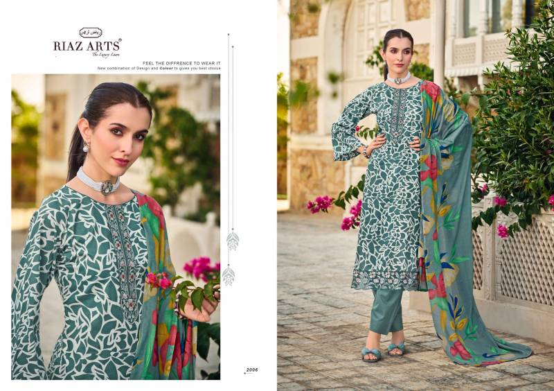 Riaz Arts Summer Star Lawn Digital Printed Dress Material Bulk Orders In India
