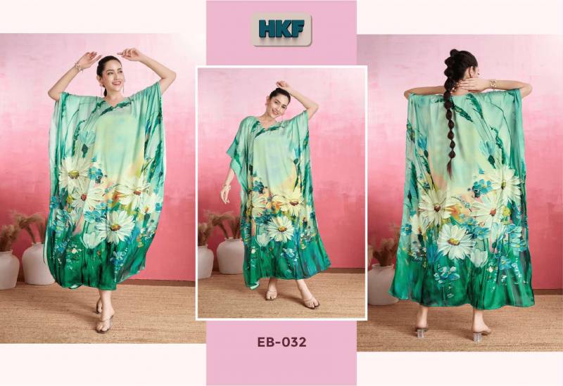 Hkf Everbloom Vol 5 By Soft Satin Printed Kaftan Exporters In India
