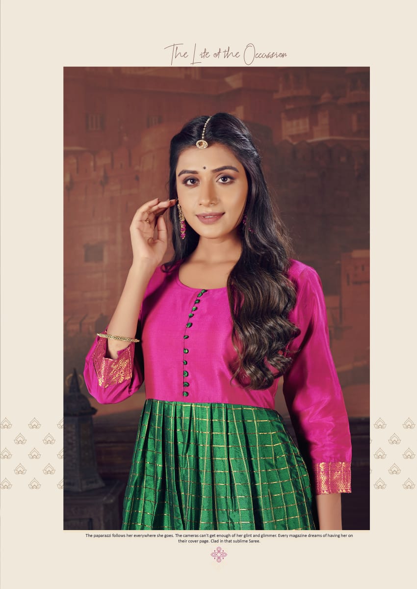 Banwery Pearl Festive Wear Designer Long Gown Style Collection

