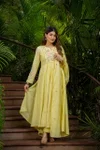 KF 1130 Kalaai Chanderi Silk Embroidery Kurti With Bottom Dupatta
