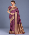 Schc Swara O Soft Lichi Banarasi Silk Saree