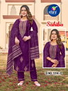Sahiba By Vitara Roman Silk Embroidred Readymade Suits Exporters In India