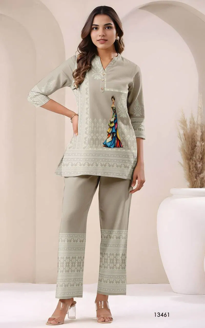 Tanyaa P 262 Cotton Fancy Printed Wholesale Co Ord Set Suppliers In Mumbai