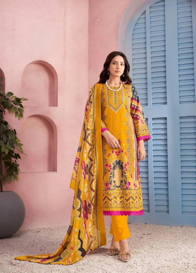 Qurbat Vol 3 By Jash Mix Cotton Wholesale Dress Material Suppliers In Mumbai