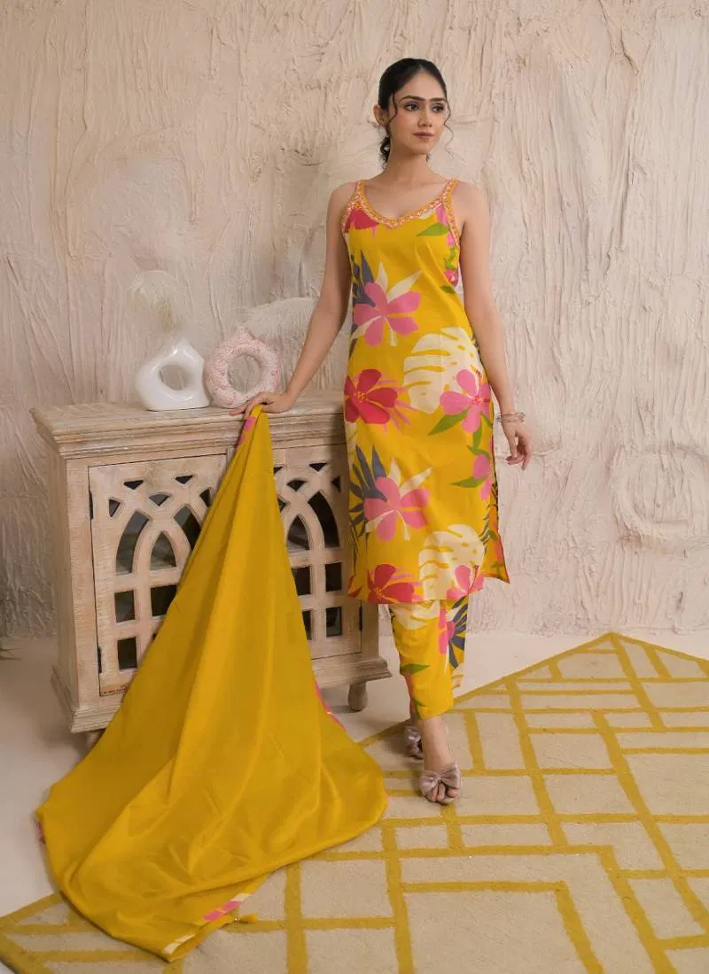 Tanyaa P 238 Cotton Kurti With Bottom Dupatta Orders In India
