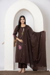 Naisha K 257 Cotton Slub Printed Kurti With Bottom Dupatta Wholesale Price In Surat