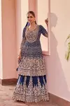 Alika By Gulkayra Georgette Indo Western Lehenga Exporters In India
