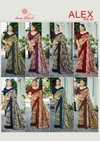 Black Vichitra By Kashvi Black Vichitra Printed Uniform Saree