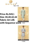Outluk Vol 113 Function Wear Mens Kurta Pajama Catalog