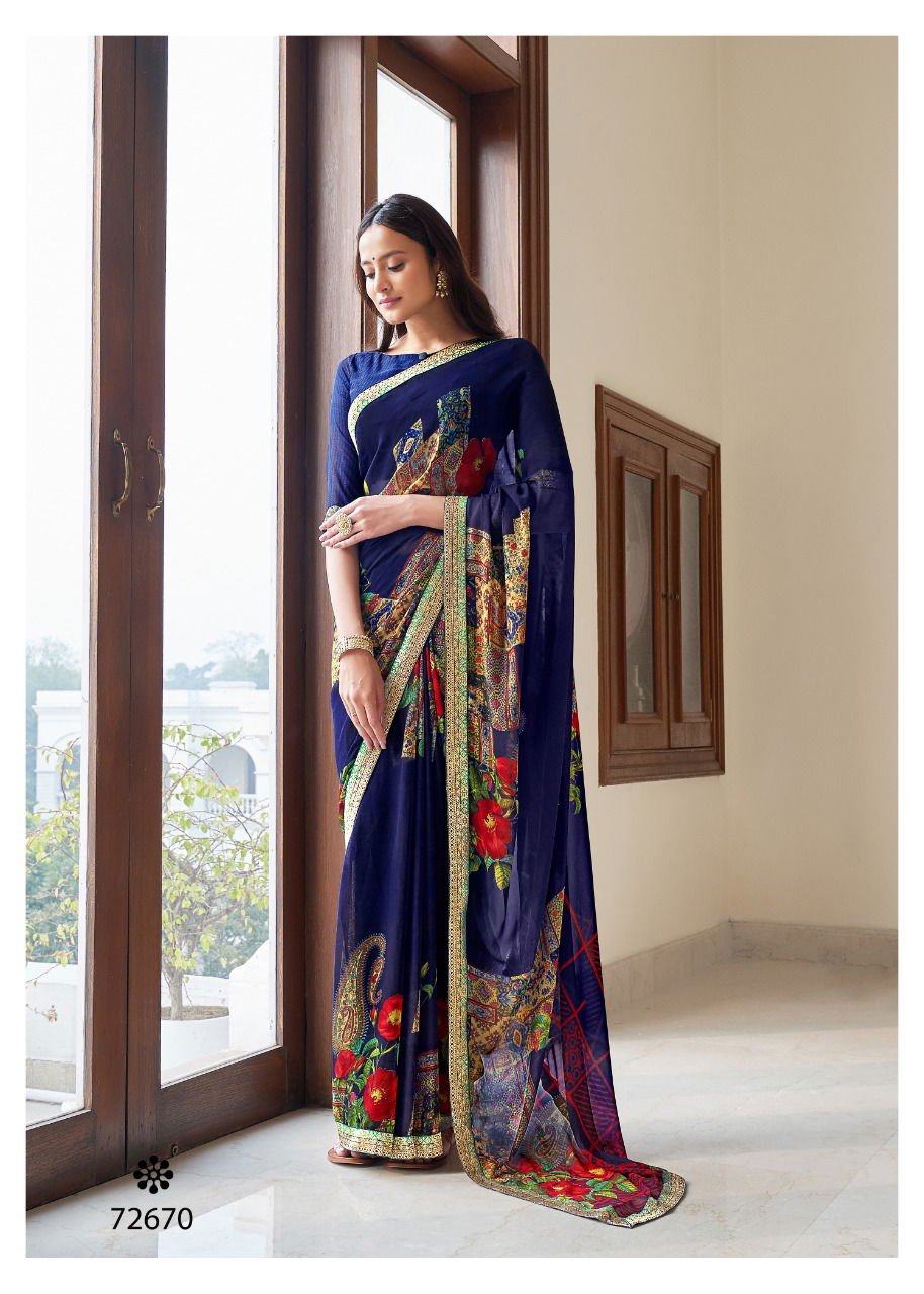ANTRA SAVERA Latest Designer Fancy Regular Casual Wear Weightless printed saree Collection