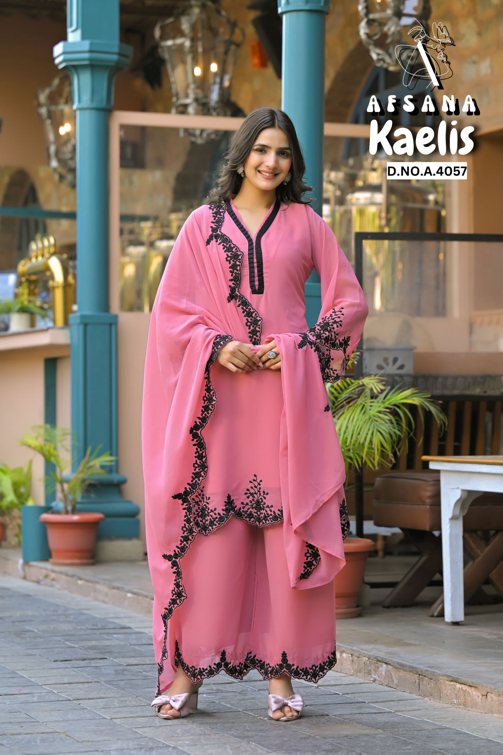 Kaelis By Afsana Fox Georgette Readymade Suits Wholesale Shop In Surat