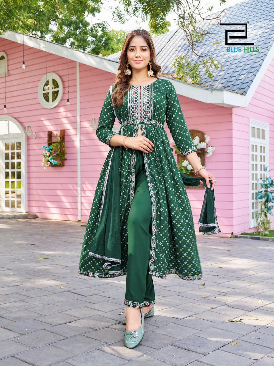 Fashion Reel By Bluehills Kurti With Bottom Catalog 