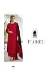 Floret By Sahiba Organza Silk Embroidery Wholesale Dress Material In India