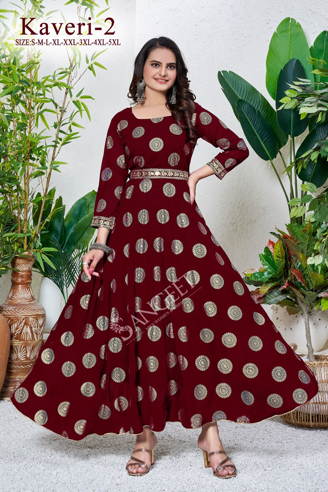 Kaveri 2 Faux Georgette Anarkali Kurtis Catalog