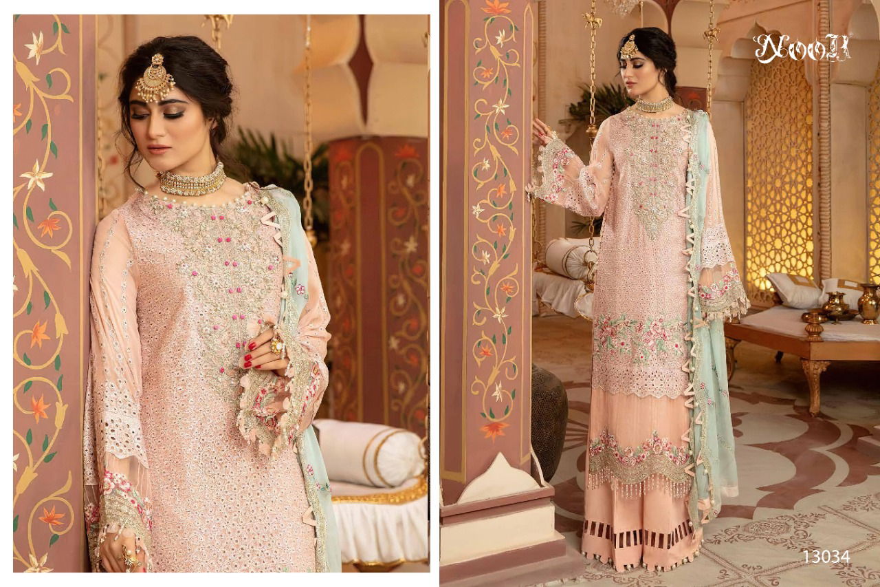 Noor Guzarish 4 Fancy Festive Wear Heavy Georgette Pakistani Salwar Kameez Collection