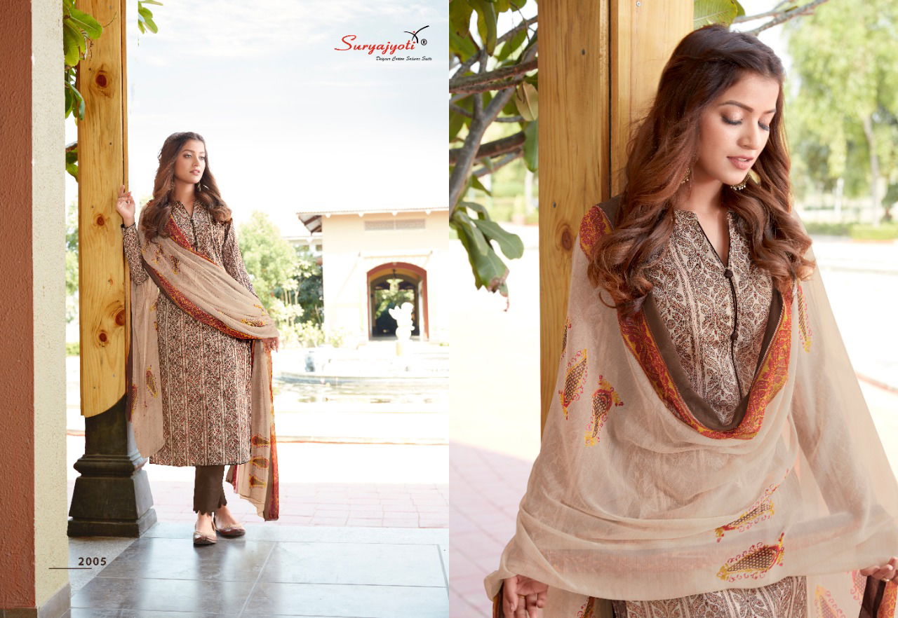 Surayjyoti Fantasy 2 Latest Fancy Designer Ethnic Wear Cambric Cotton Salwar Suits Collection
