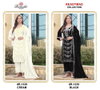 Ramsha R 1339 Black And Cream Pakistani Readymade Suits Orders In India