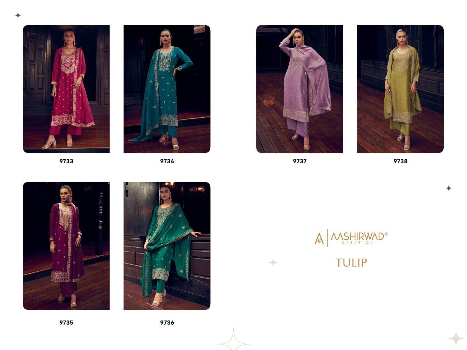 Tulip By Aashirwad Heavy Designer Salwar Suits Catalog