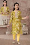 Veda Kurti 9037 Vatican Printed Kids Kurti Wholesalers In Delhi