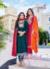 Rangat Vol 6 By Radhika Vichitra Silk Kurti With Bottom Dupatta Suppliers In India
