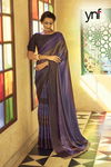 Ynf Rainbow Schiffli 1 Designer Party Wear Silk Printed Saree Collection