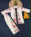 KF 503 Kalaai Rayon Slub Printed Kurti With Bottom
