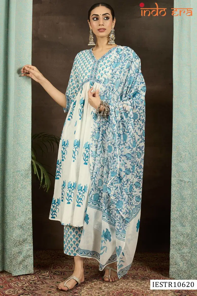 Indo Era 2568 Cotton Printed Readymade Suits Wholesale Shop In Surat
