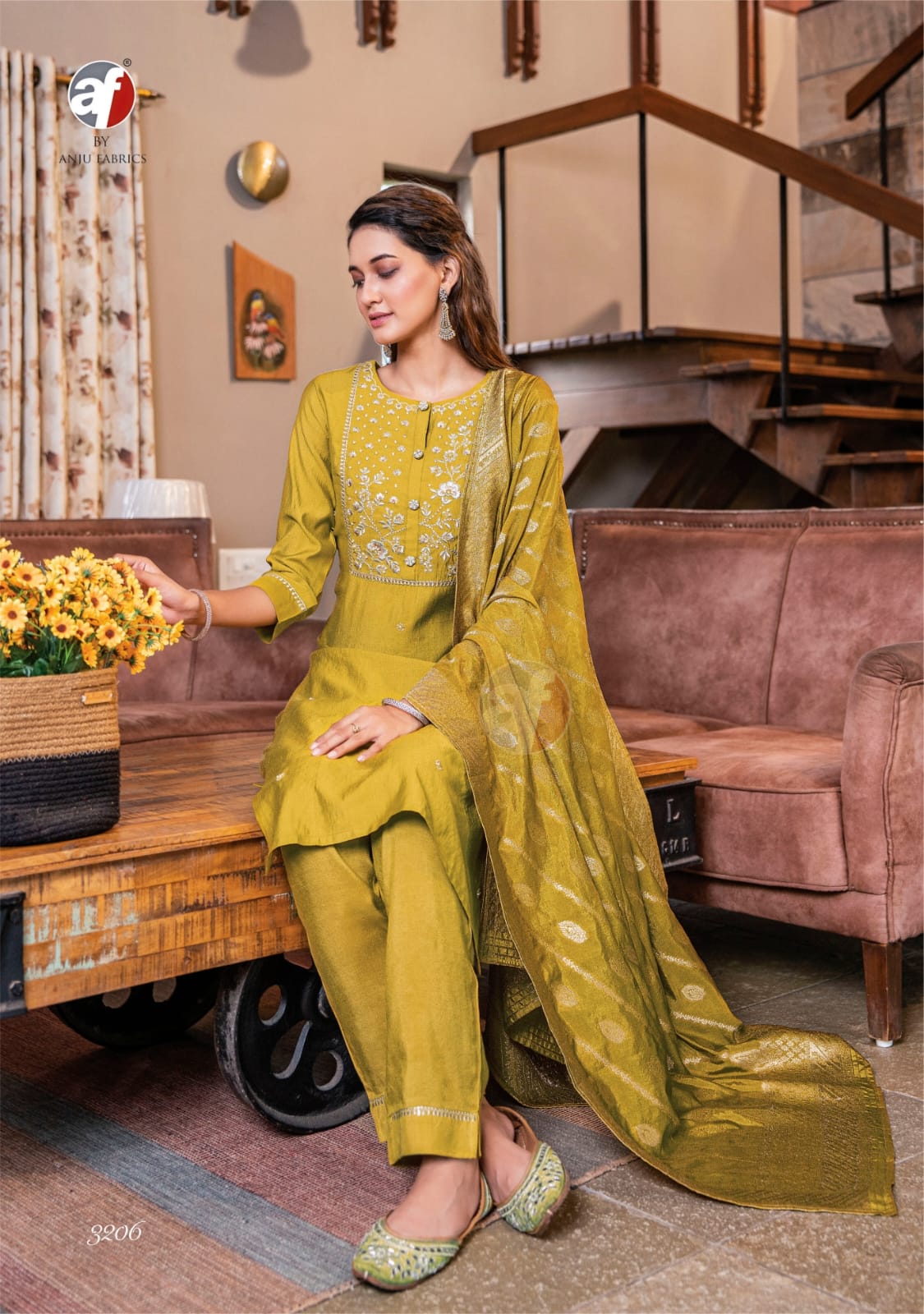 Mayuri Vol 3 By Af Kurti Pant With Heavy Dupatta Catalog