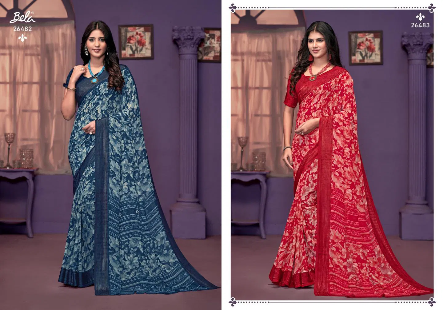 Skyla Vol 3 By Bela Fashion Georgette Saree Wholesale In India